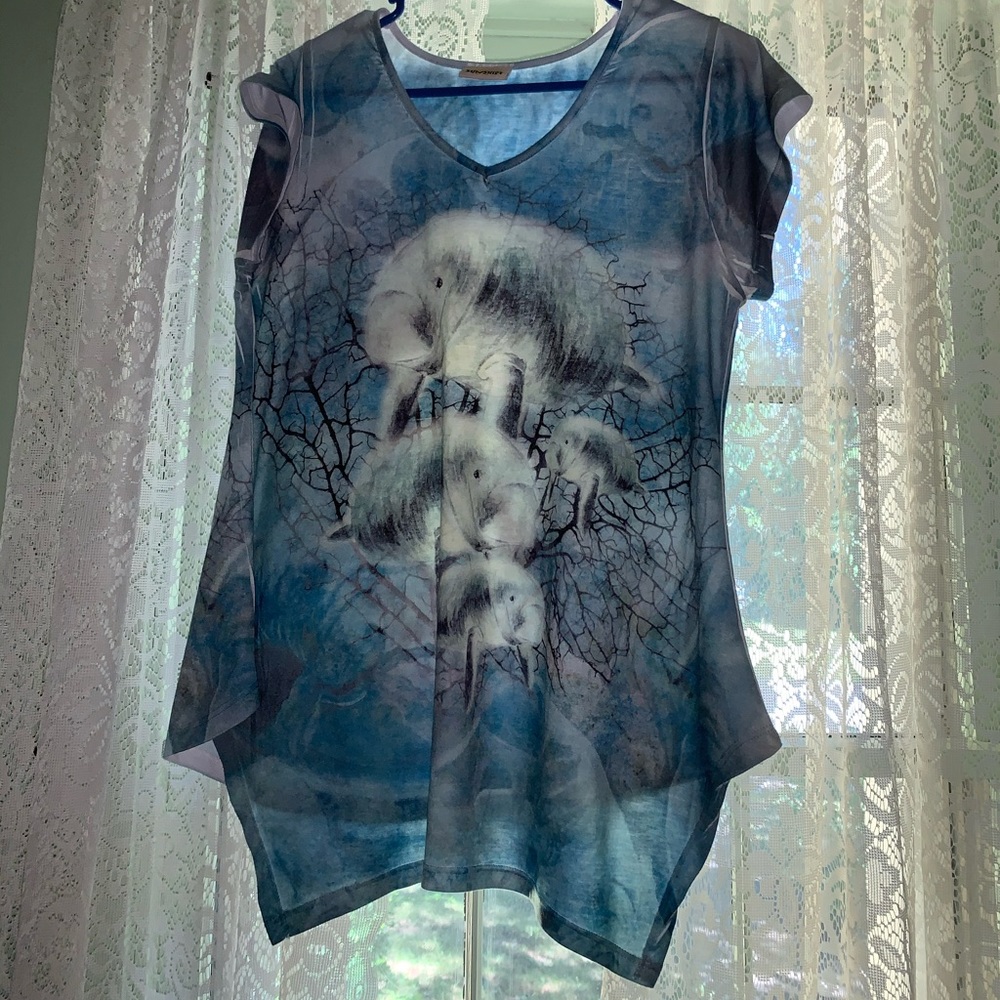 Flowy manatee shirt from Florida